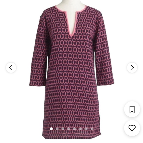 NWT J. CREW Tile Print Swim Coverup / Tunic Dress - Picture 1 of 9